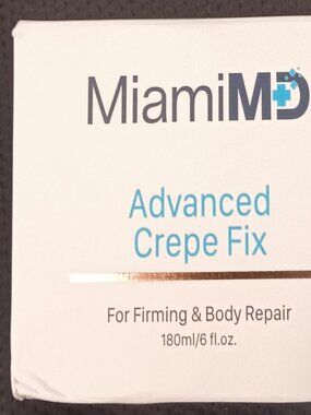Miami MD Advanced Crepe Fix For Firming + Body Repair 180ml - 6oz Sealed NIB